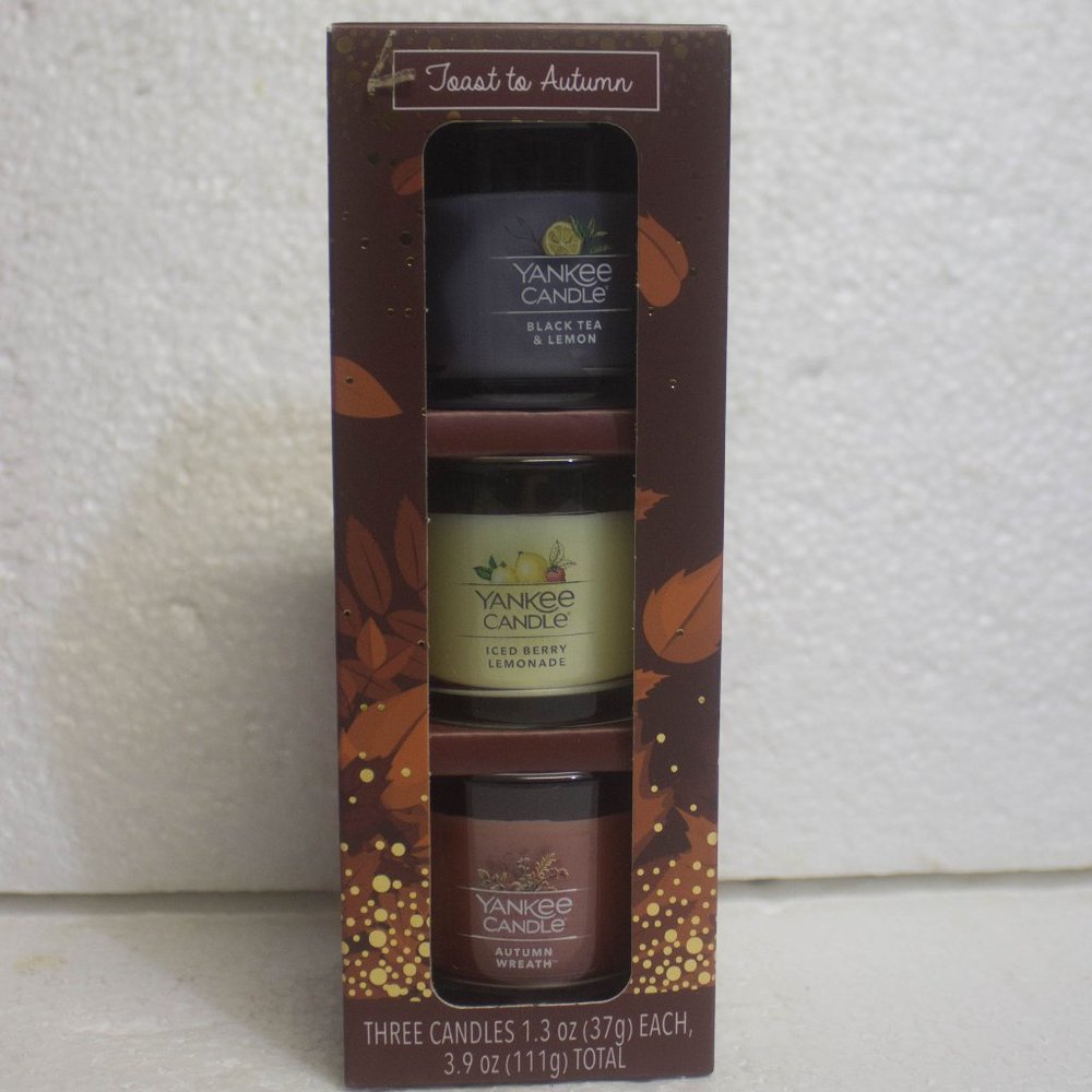 Yankee Candle Toast to Autumn Mini Candles New In Pack
